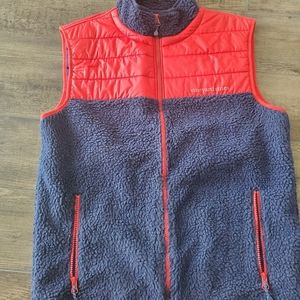 Men's Small Vineyard Vines Vest Red/Blue